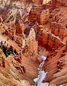 Traces of a snowfall - Cedar Breaks National Monument, Iron County, Utah