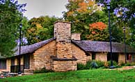 Lodge - Palisades-Kepler State Park, Iowa