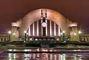 Union Terminal Entrance at Night  - Cincinnati, Ohio