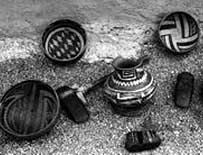 Upper Cliff Dwelling Pottery - Tonto National Monument, Arizona