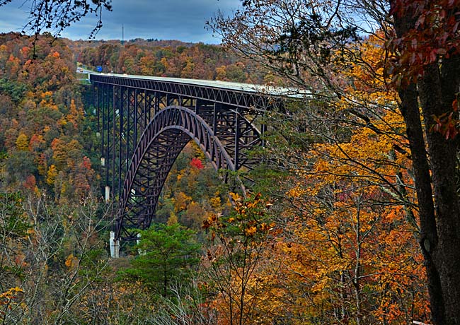 Overlook View - Canyon Rim Visitor Center, Lansing, West Virginia