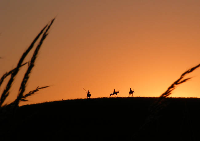 Kaw Tribe Members - Flint Hills Byway, Kansas