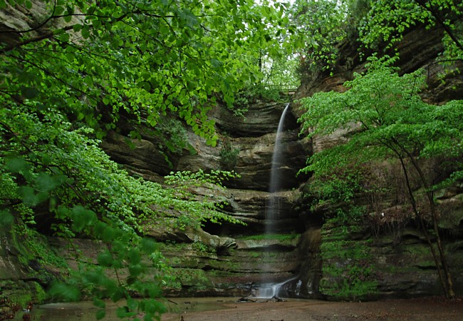 Wildcat Canyon Falls - Starved Rock State Park, Illinois