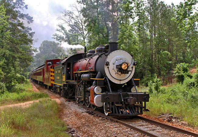 Texas State Railroad - Rusk to Palestine, Texas