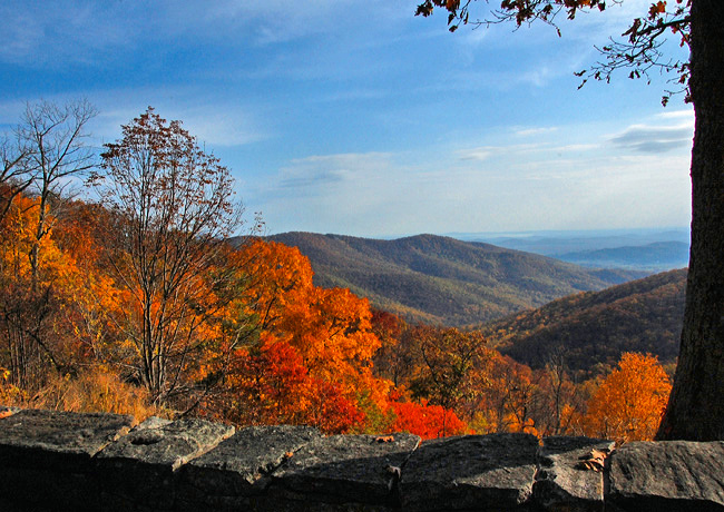 Thornton Gap - Skyline Drive, Tunnel Viewpoint, Luray, Virginia