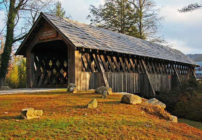 Will Henry Stevens Covered Bridge - The Bascom Center for the Visual Arts, Highlands, North Carolina