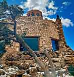 Desert View Watchtower Northern View - Grand Canyon National Park, Arizona