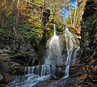 Upper Dingman Falls - Delaware Water Gap National Recreation Area