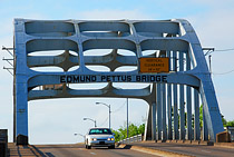 Edmund Pettus Bridge traditional view