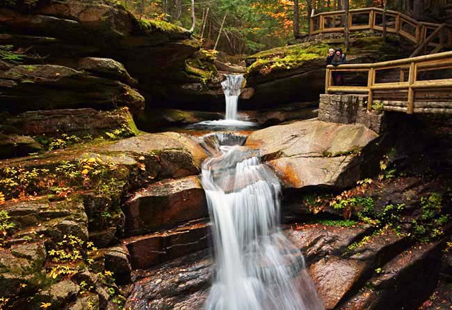 Upper Sabbaday Falls - Waterville Valley, New Hampshire