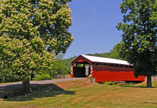 Klinepeter Covered Bridge - Beaver Springs, Pennsylvania