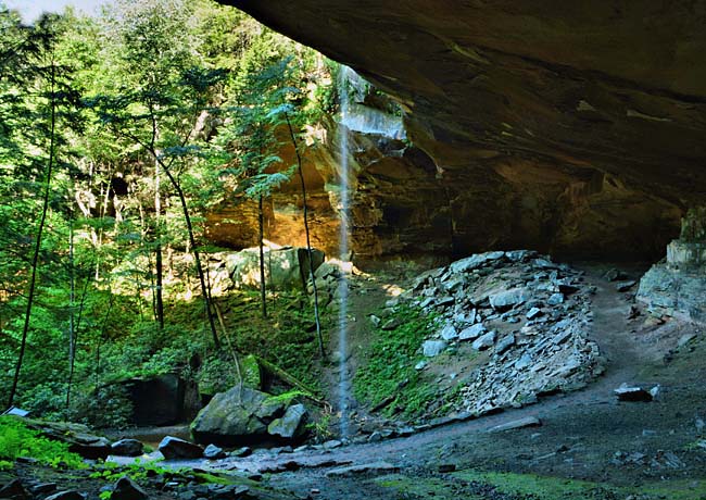 Yahoo Falls - Yahoo Falls Scenic Area, Whitley City, Kentucky