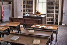 Lower Fox Creek Schoolhouse Interior - Tallgrass Prairie National Preserve