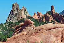 Garden of the Gods Rock Formations - Colorado Springs, Colorado