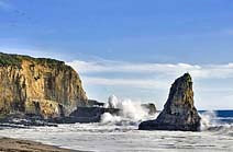 Glass Beach Sea Stack - Fort Bragg, California