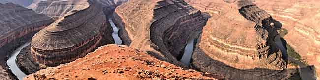 Goosenecks Panorama  - Bluff, Utah