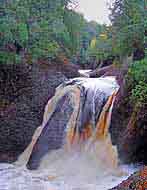 Gorge Falls - Black River Scenic Byway, Michigan