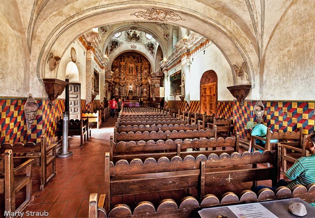 Mission San Xavier del Bac Interior - Tucson, Arizona