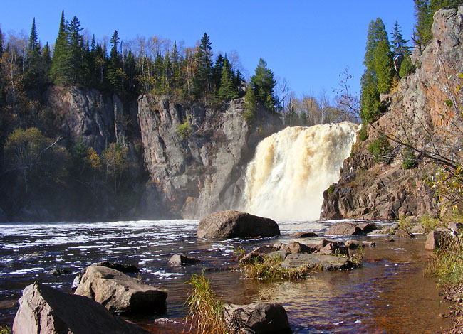 Baptism River High Falls - Tettegouche State Park, Silver Bay, MN