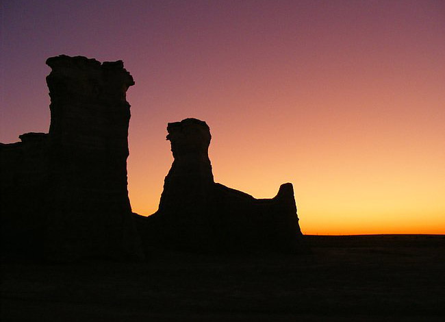 Monument Rocks - Scott City, Kansas