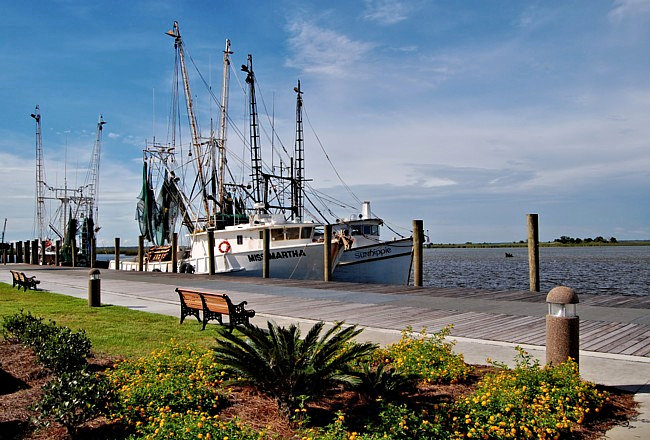 Water Street Riverwalk - Apalachicola, Florida