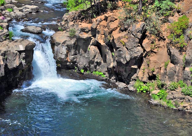 Lower Falls of the McCloud River - Siskiyou County, California