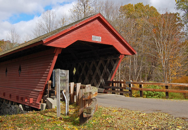 Newfield Covered Bridge - Newfield, New York