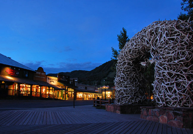 Jackson Hole Town Square - Jackson, Wyoming