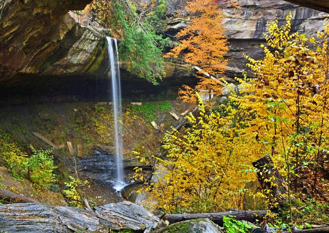 Broke Leg Falls - Frenchburg, Menifee County, Kentucky