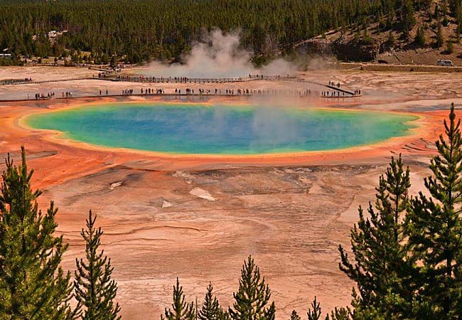 Grand Prismatic Spring - Yellowstone National Park, Wyoming