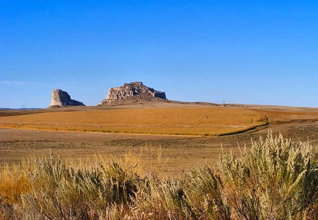 Courthouse Rock and Jail Rock - Bridgeport, Nebraska