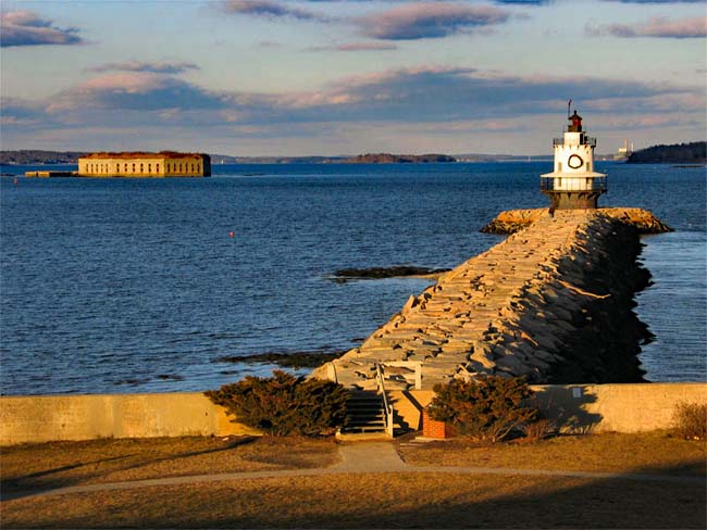 Spring Point Ledge Lighthouse - South Portland, Maine