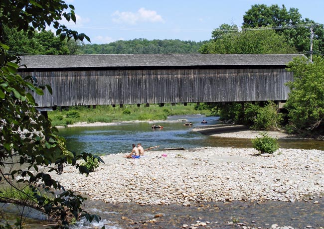 Great Eddy Covered Bridge - Waitsfield, Vermont