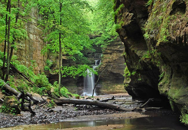 Cascade Falls -  Matthiessen State Park, Illinois