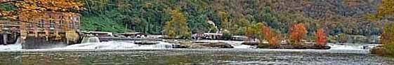 Kanawha Falls Panorama - Glen Ferris, West Virginia