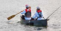 Youngsters lake fishing