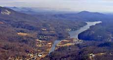 City and Lake - Lake Lure, North Carolina