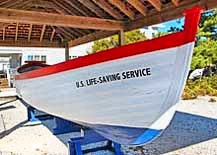 Lifesaving Station rescue boat- late 19th century