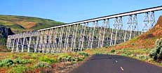 Road View - Joso High Bridge, Lyon Ferry, Washington