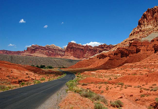 Scenic Route 24 near Fruita, Utah