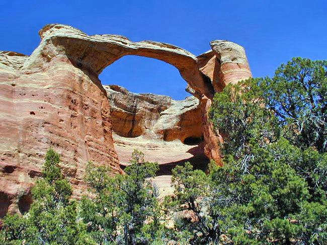 Akiti Arch - Rattlesnake Canyon, Black Ridge Canyons Wilderness, Colorado