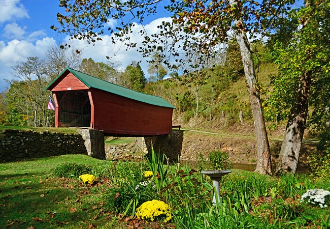 Clover Hollow Covered Bridge - Newport, Virginia