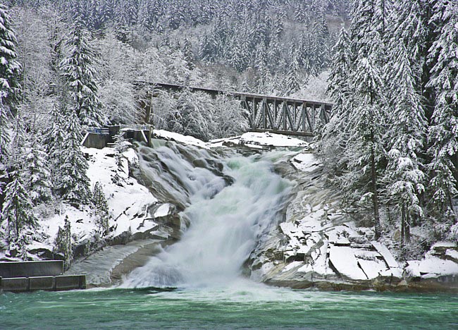 Sunset Falls - Index, Washington