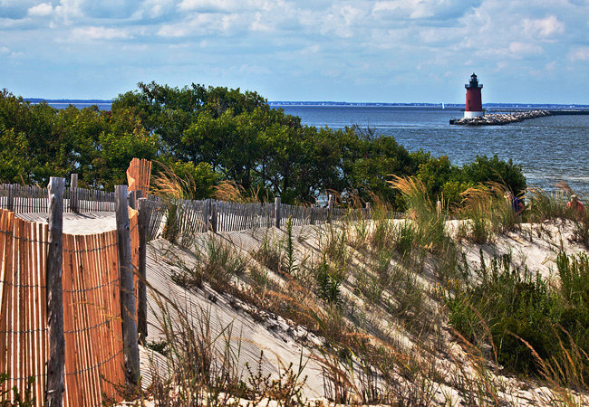 Delaware Breakwater Lighthouse - Cape Henlopen State Park, Lewes, Delaware