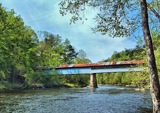 Swann-Joy Covered Bridge - Cleveland, Alabama