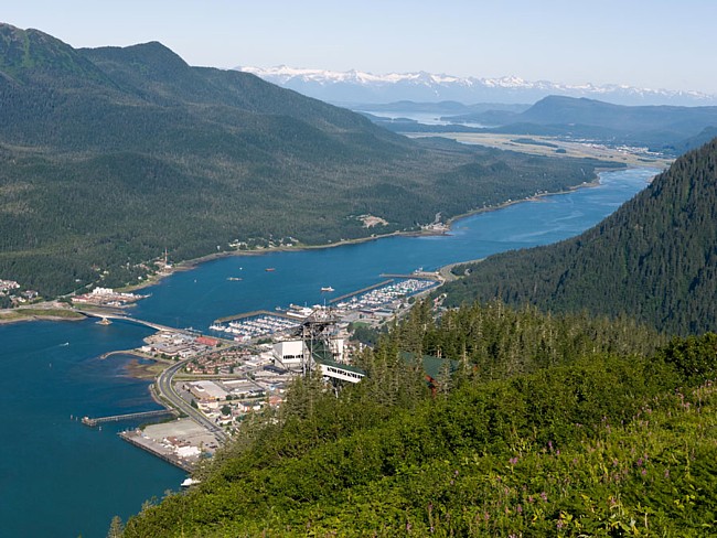 Birds Eye View of Juneau, Alaska