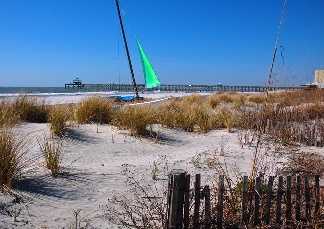 Folly Beach and Pier - Charleston, South Carolina