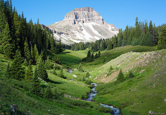 Uncompahgre Peak and Big Blue Creek - Uncompahgre Wilderness, Lake City, Colorado