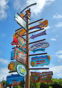 McCaysville-Copperhill Directory Signpost
