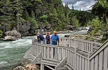 McDonald Creek Boardwalk - Glacier National Park, Montana